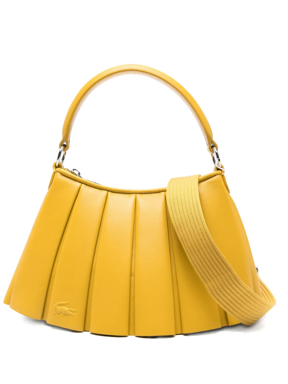 Lacoste Lenglen Shoulder Bag In Yellow