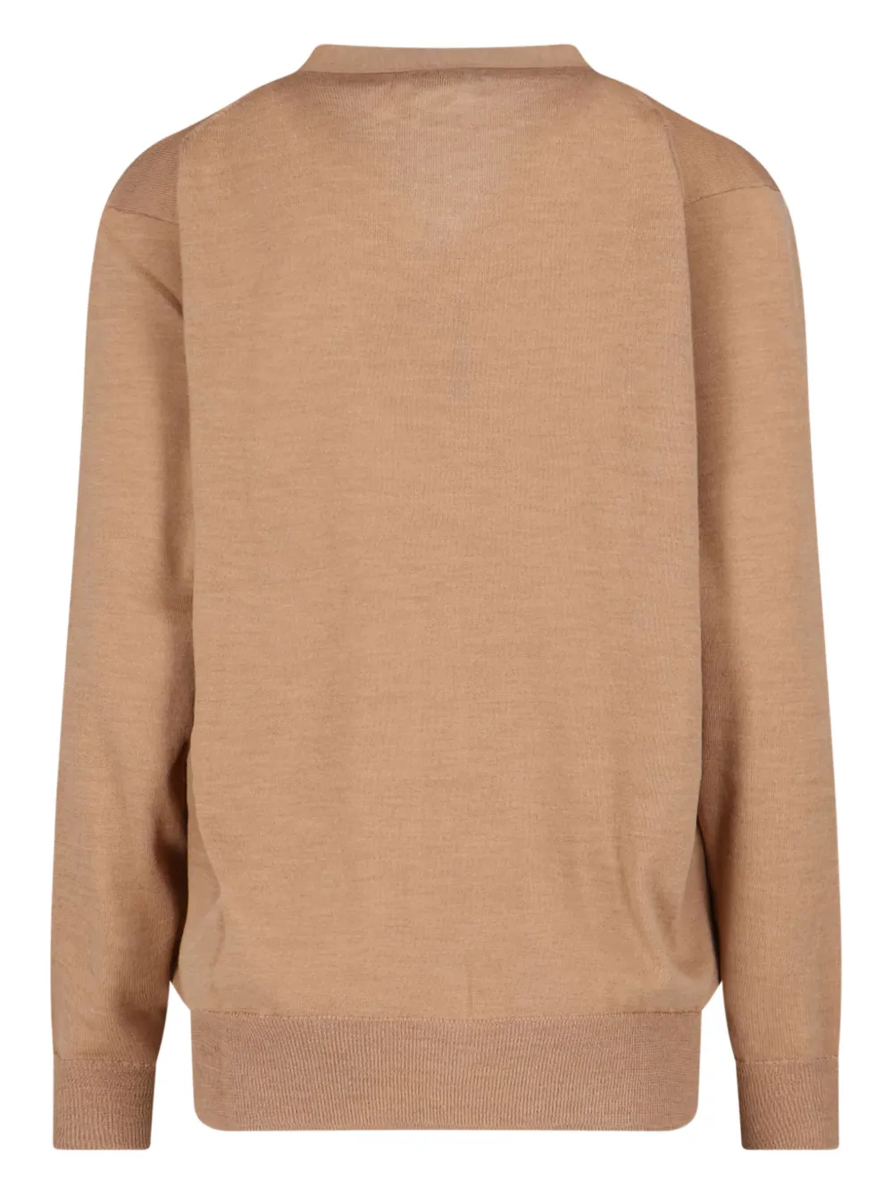 Polo Ralph Lauren Cardigan In Lana In Brown