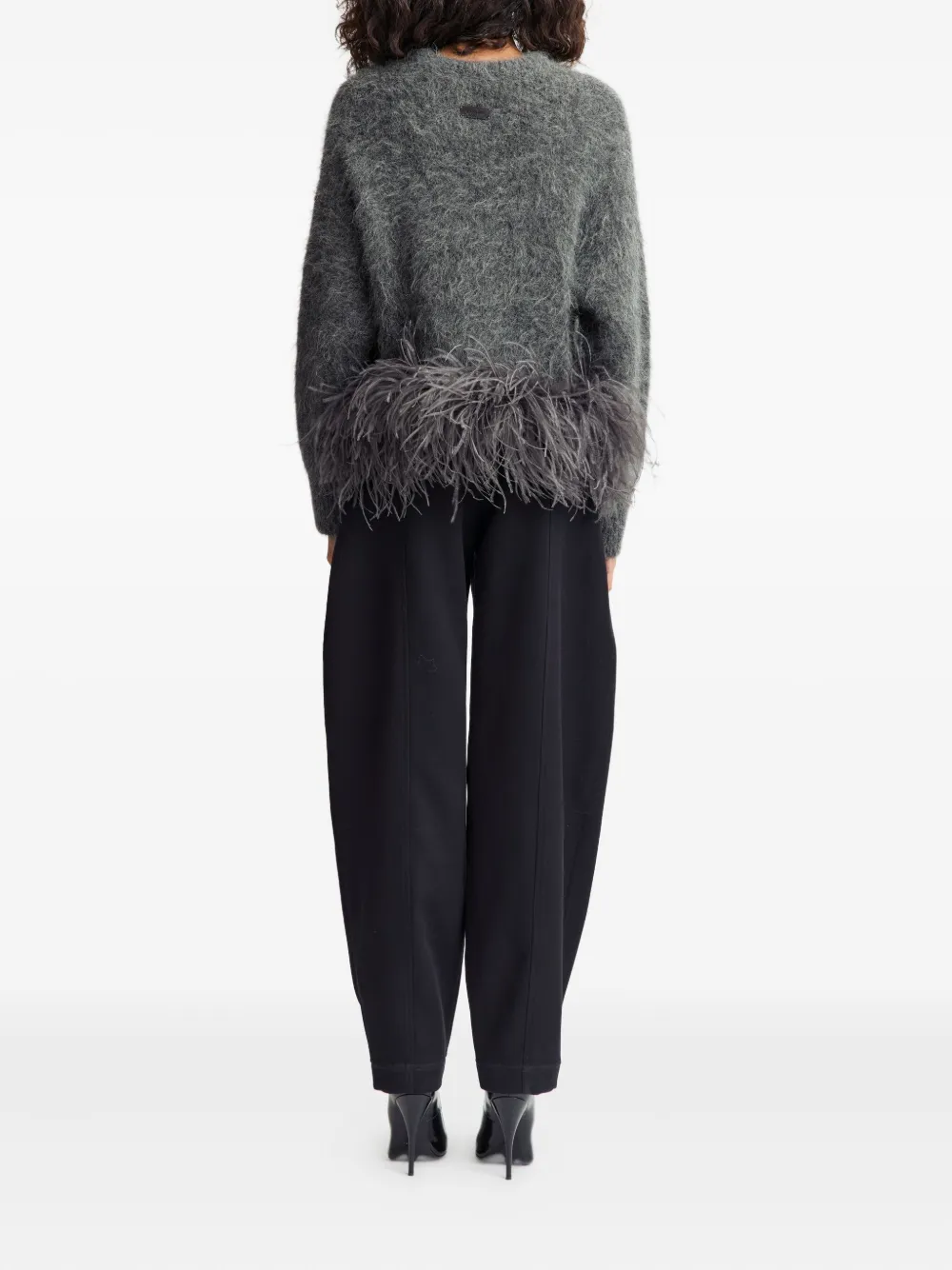 16arlington Dovico Feather Knit In Gray