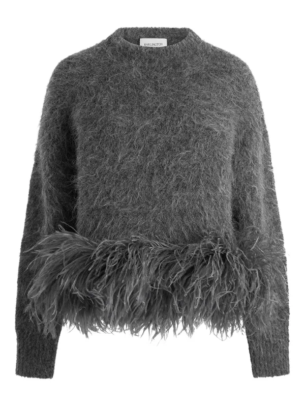 16Arlington Dovico Feather Knit in Grey