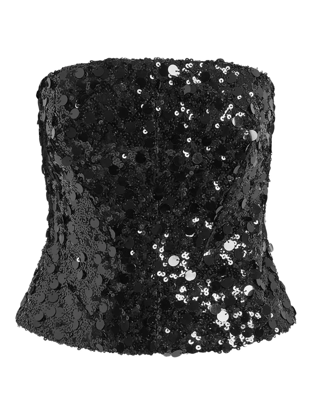 16Arlington top estilo anieri con lentejuelas | negro | Image 1