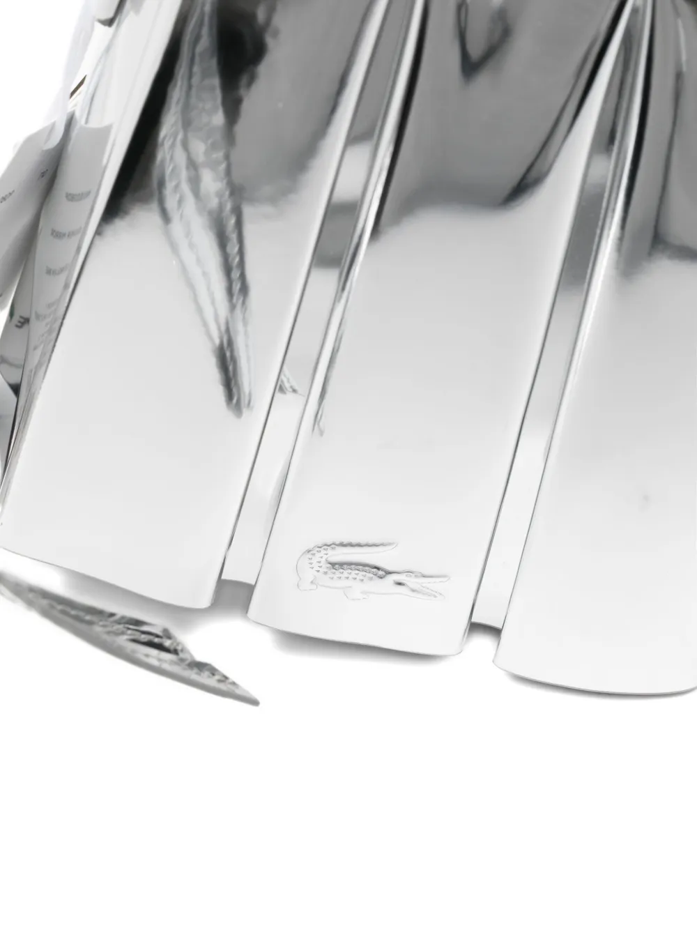 Lacoste Lenglen Shoulder Bag In Silver
