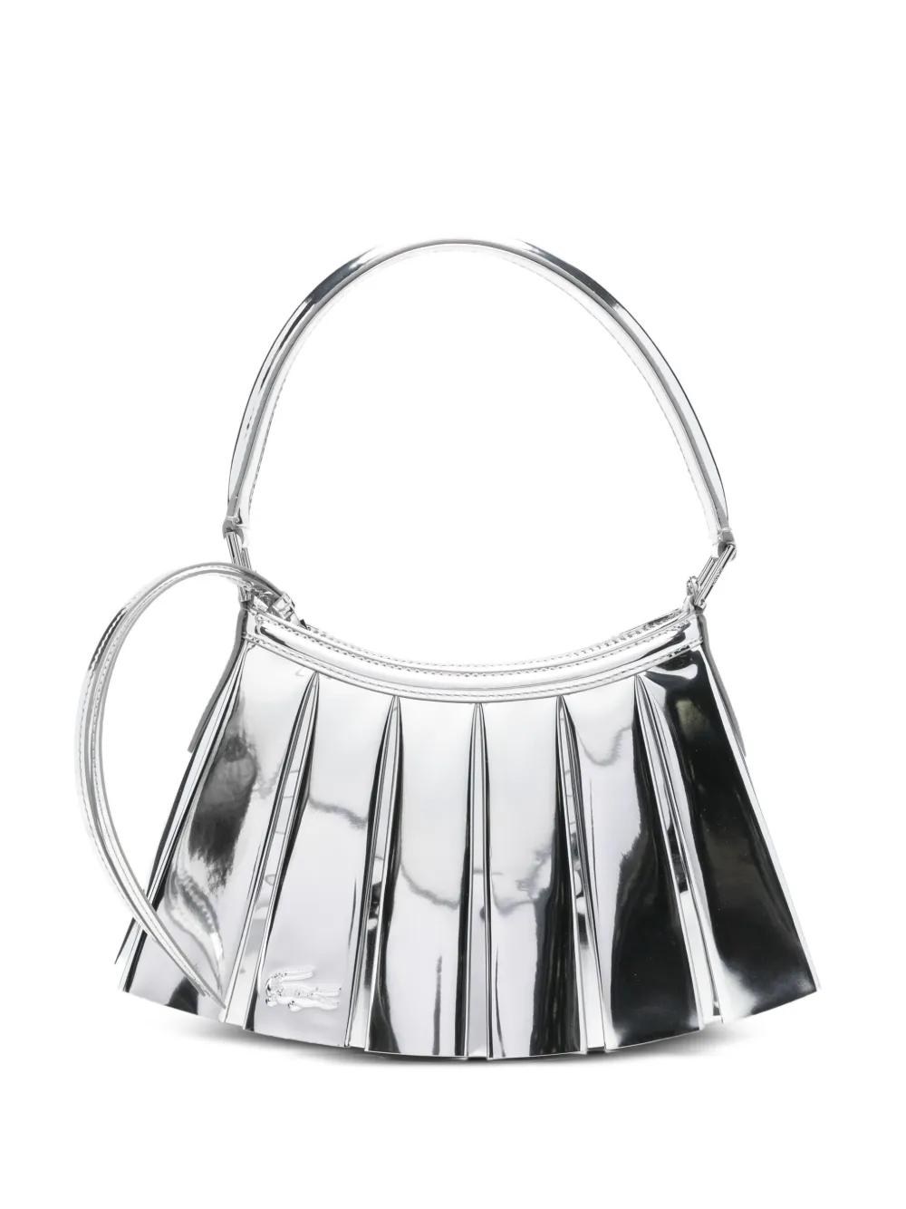 Lacoste Lenglen schoudertas Zilver