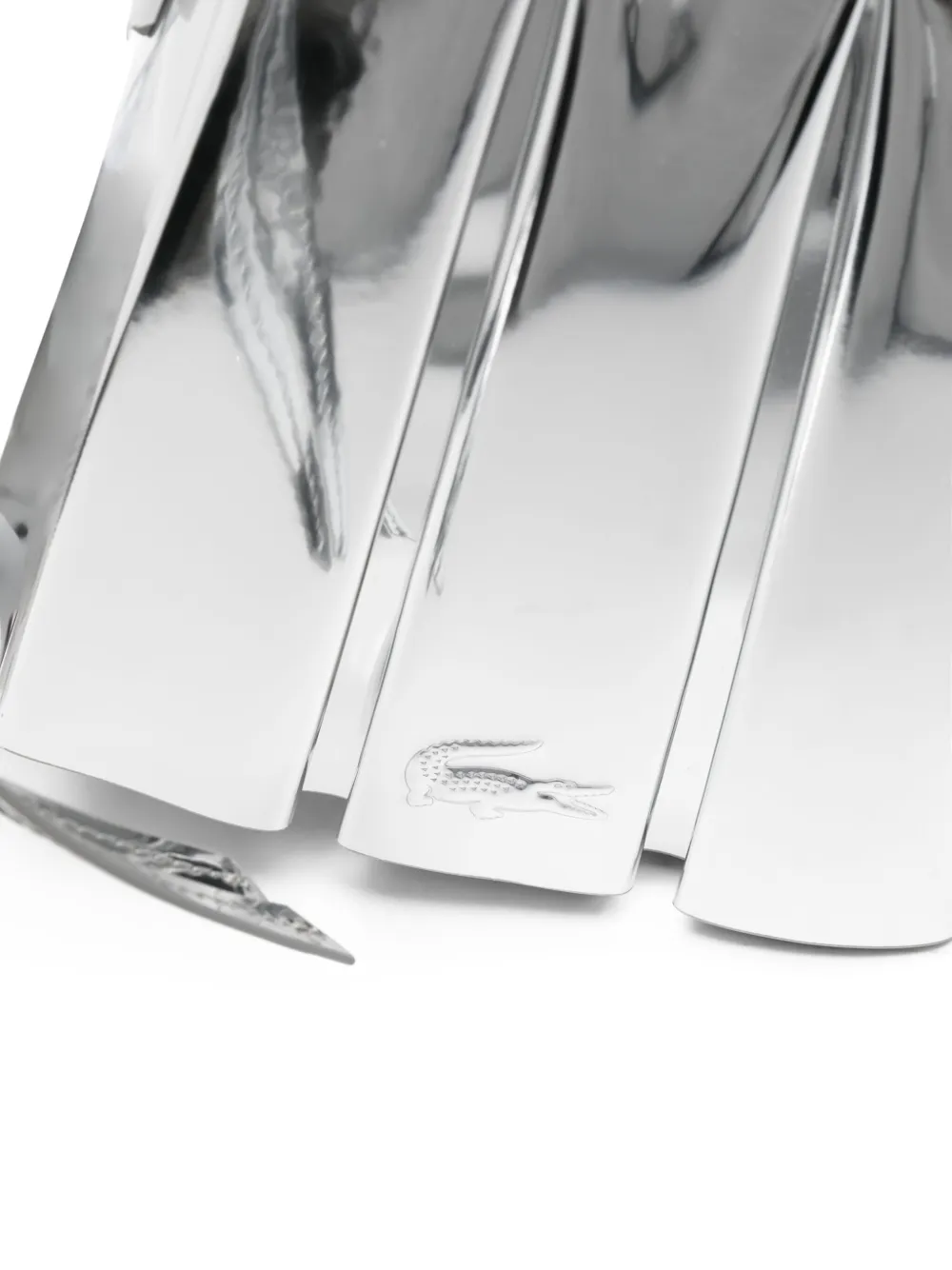 Lacoste Lenglen schoudertas Zilver