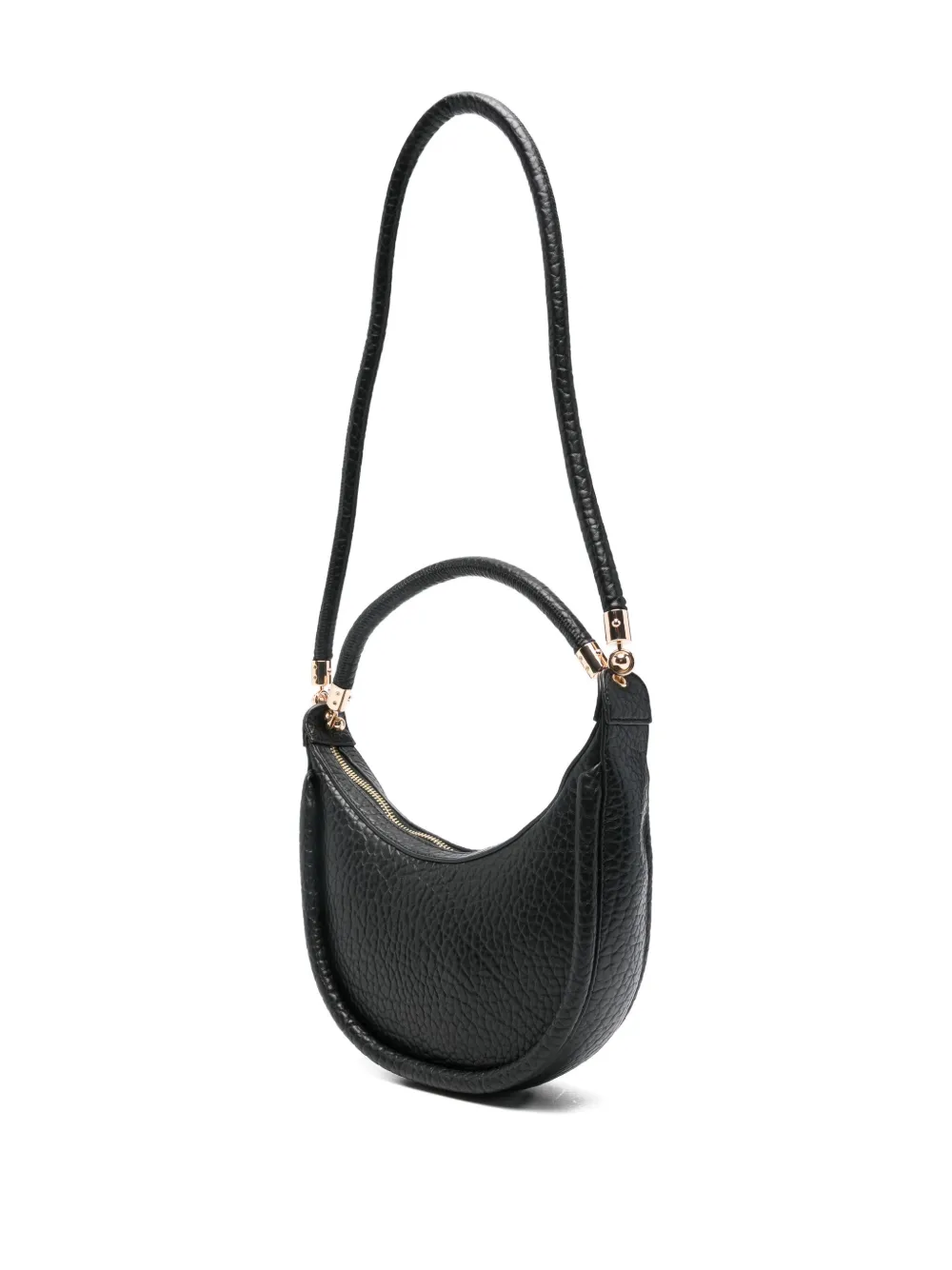 MSGM Kids leather shoulder bag - Zwart