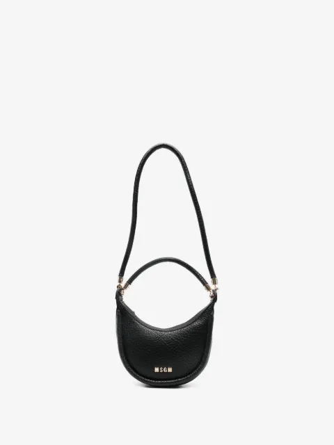 MSGM Kids bolsa de hombro de piel