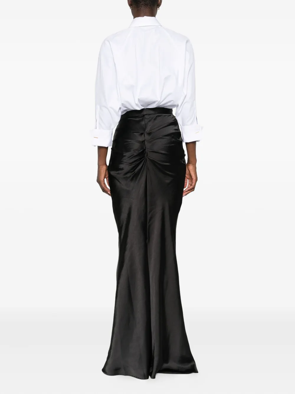 Elisabetta Franchi Ruched-skirt Dress In Multi
