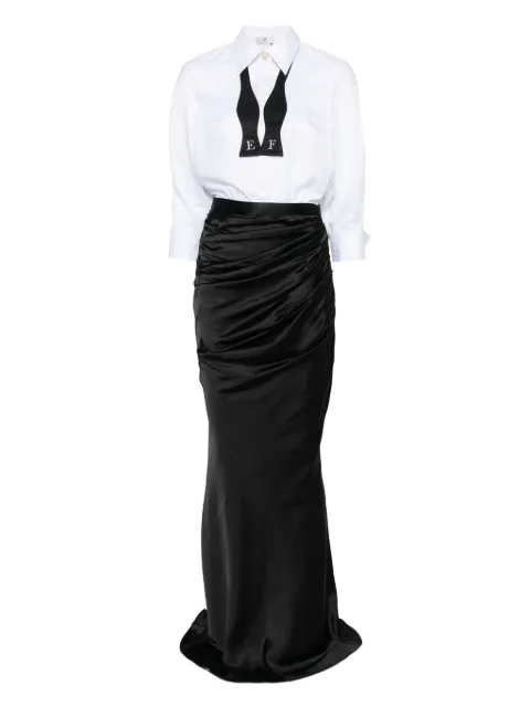 Elisabetta Franchi ruched-skirt dress