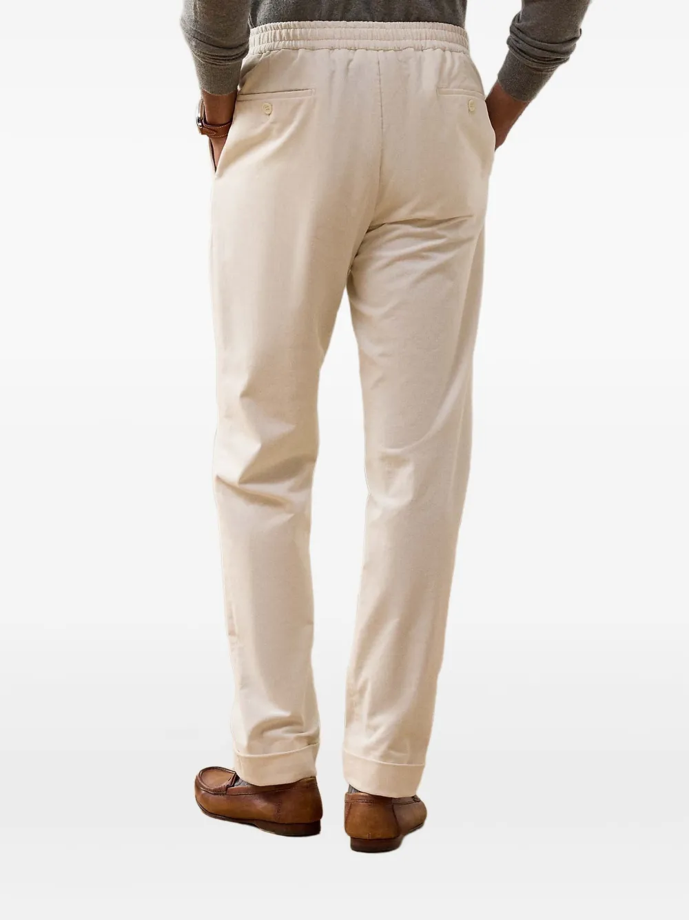 Ralph Lauren Collection Straight plooibroek Beige