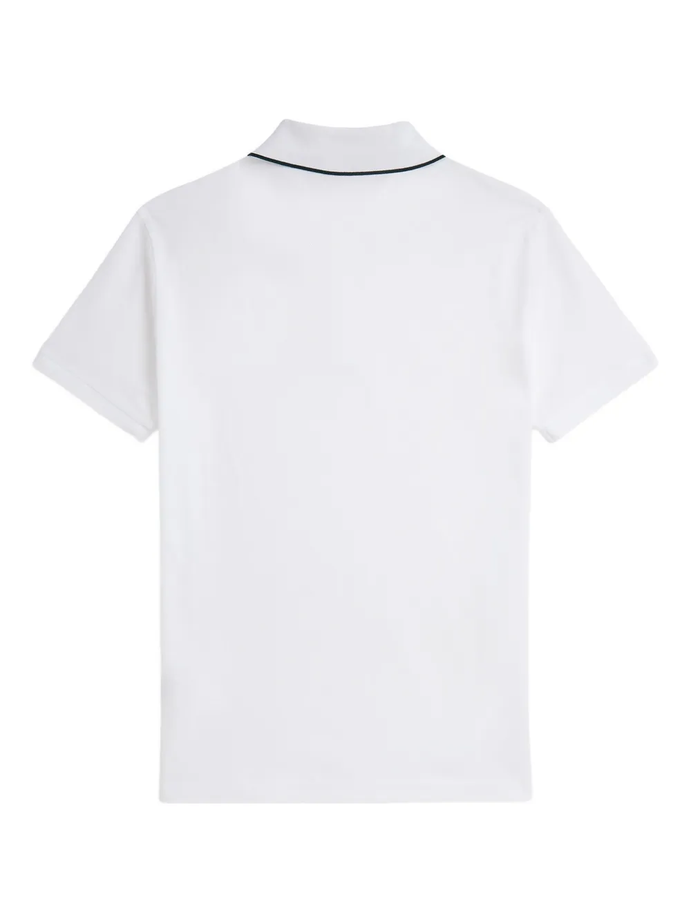 Ralph Lauren Collection embroidered-piped polo shirt - Wit