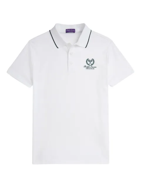 Ralph Lauren Collection embroidered-piped polo shirt