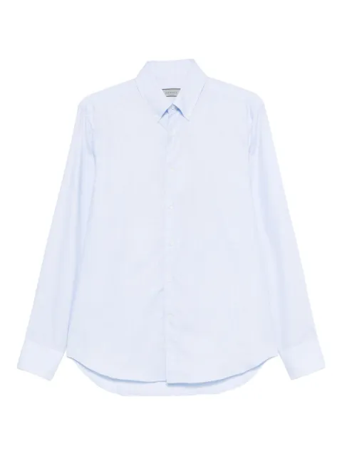 Canali checked-pattern shirt