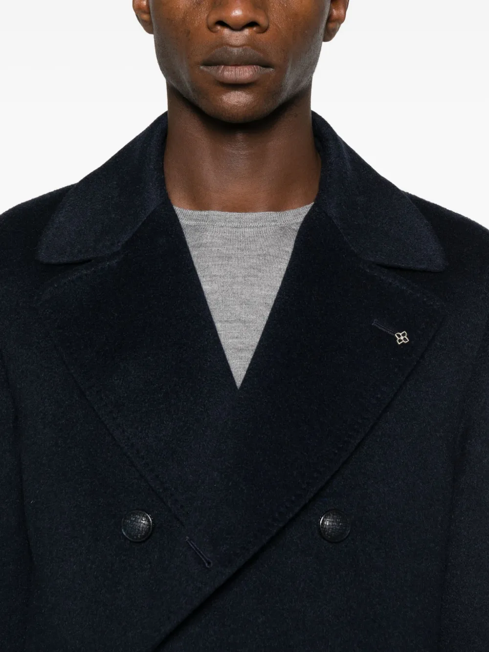 Tagliatore Jas met dubbele rij knopen Blauw