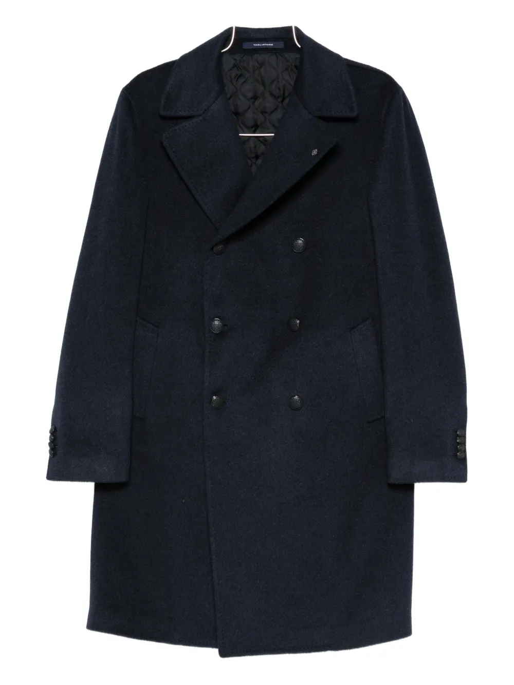 Tagliatore double-breasted coat | Blue | Image 1