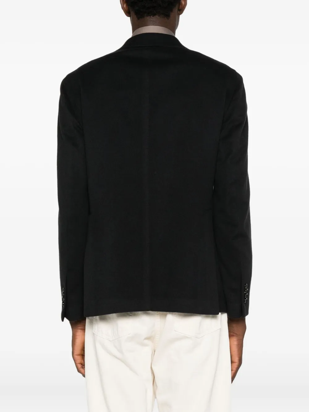 Tagliatore Jack met dubbele rij knopen Zwart