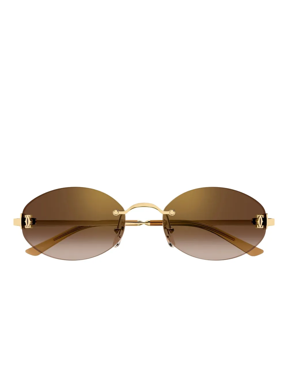 Cartier Core Range Sunglasses In Brown