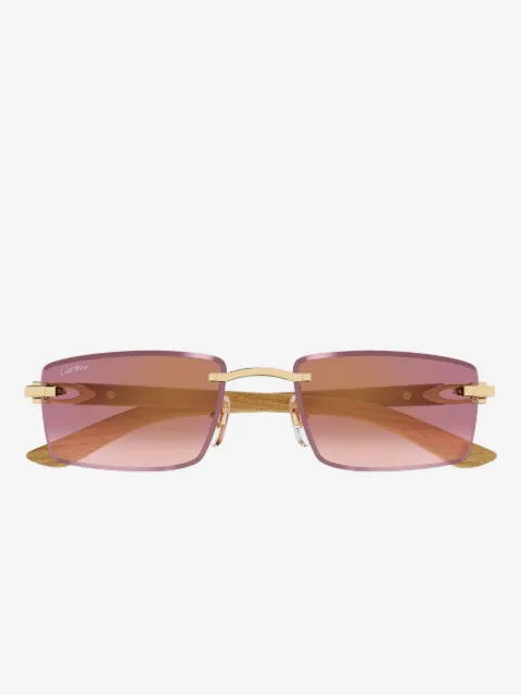 Cartier Eyewear lunettes de soleil à monture rectangulaire