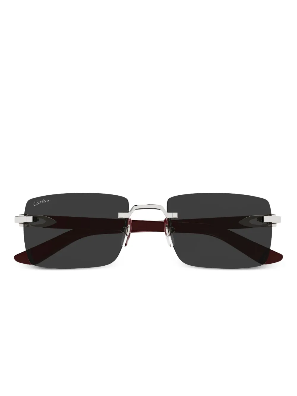 Cartier Eyewear Occhiali da sole squadrati - Marrone