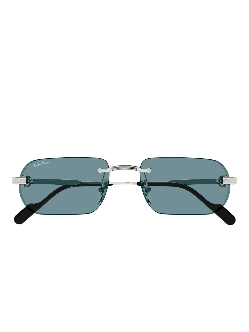 Cartier Eyewear Zonnebril met rond montuur - Grijs