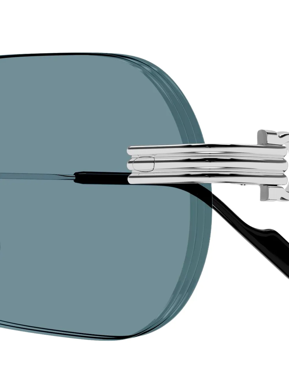 Cartier Eyewear Zonnebril met rond montuur Grijs