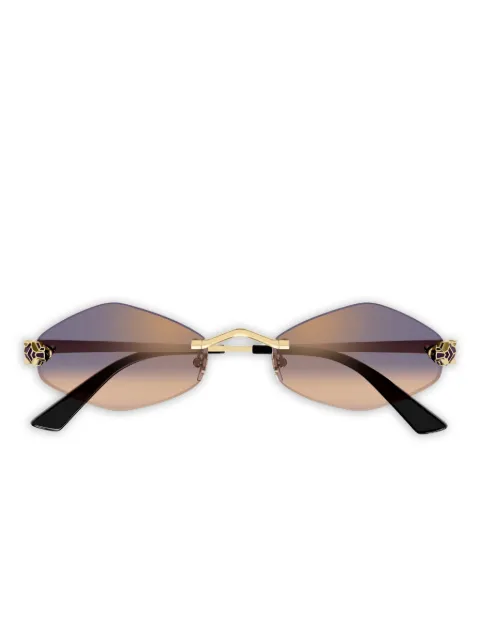 Cartier Eyewear Panthère geometric-frame sunglasses