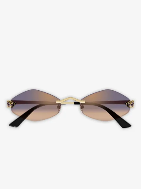 Cartier Eyewear Panthère geometric-frame sunglasses