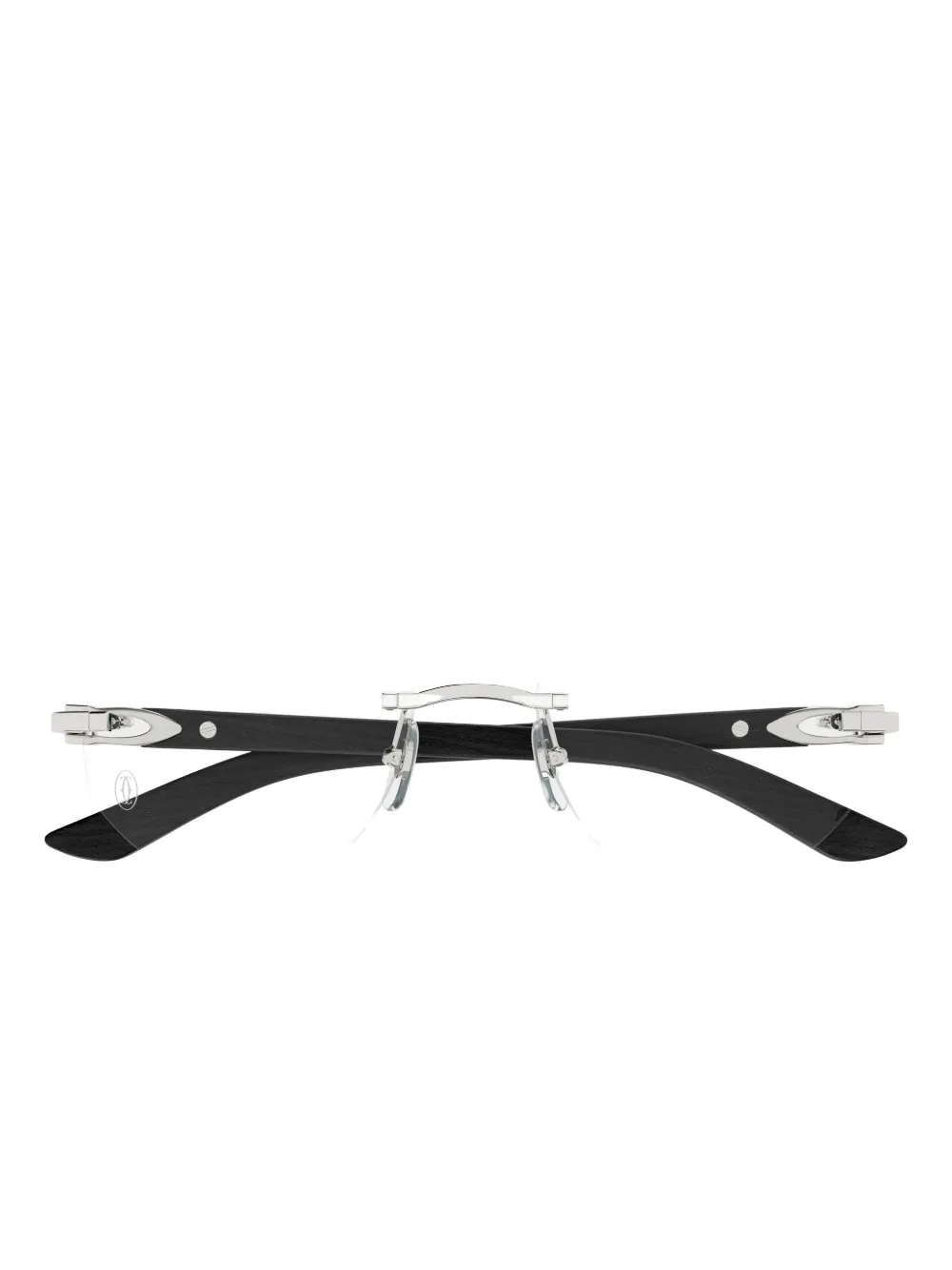 Cartier Eyewear rectangle-frame glasses - Toni neutri