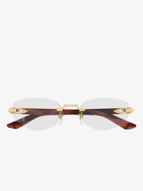 Cartier Eyewear geometric-frame glasses