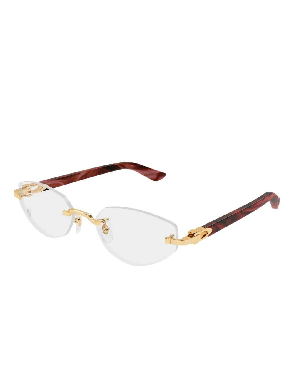 Cartier Eyewear geometric-frame glasses | Image 2
