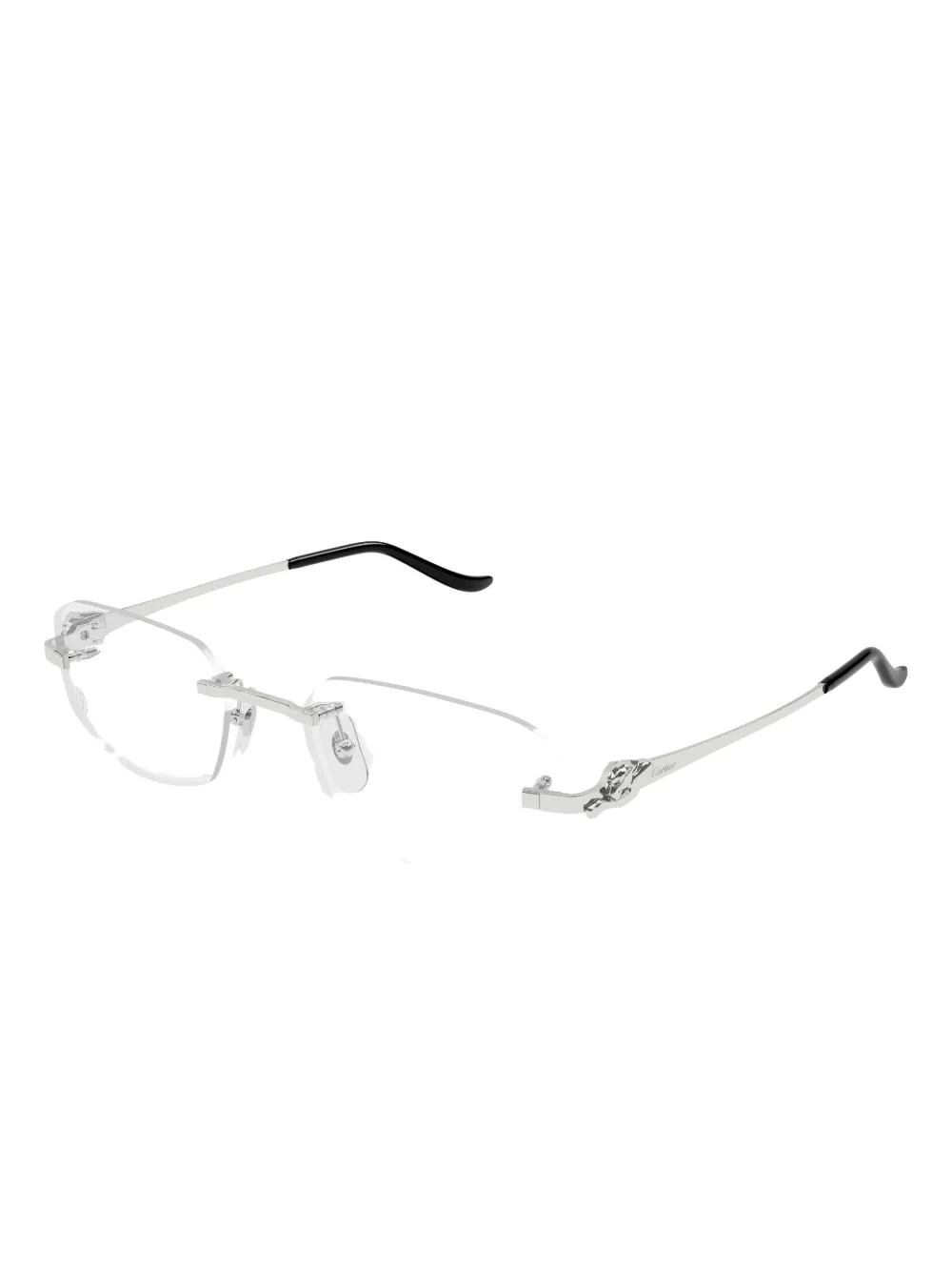 Cartier Rahmenlose Panthère Brille In Multi