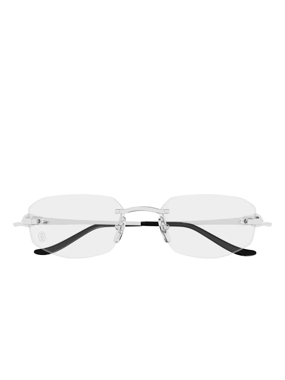Cartier Eyewear Panthère rimless glasses | Grey | Image 1