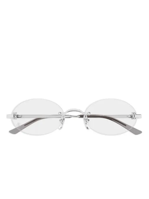 Cartier Eyewear oval-frame glasses