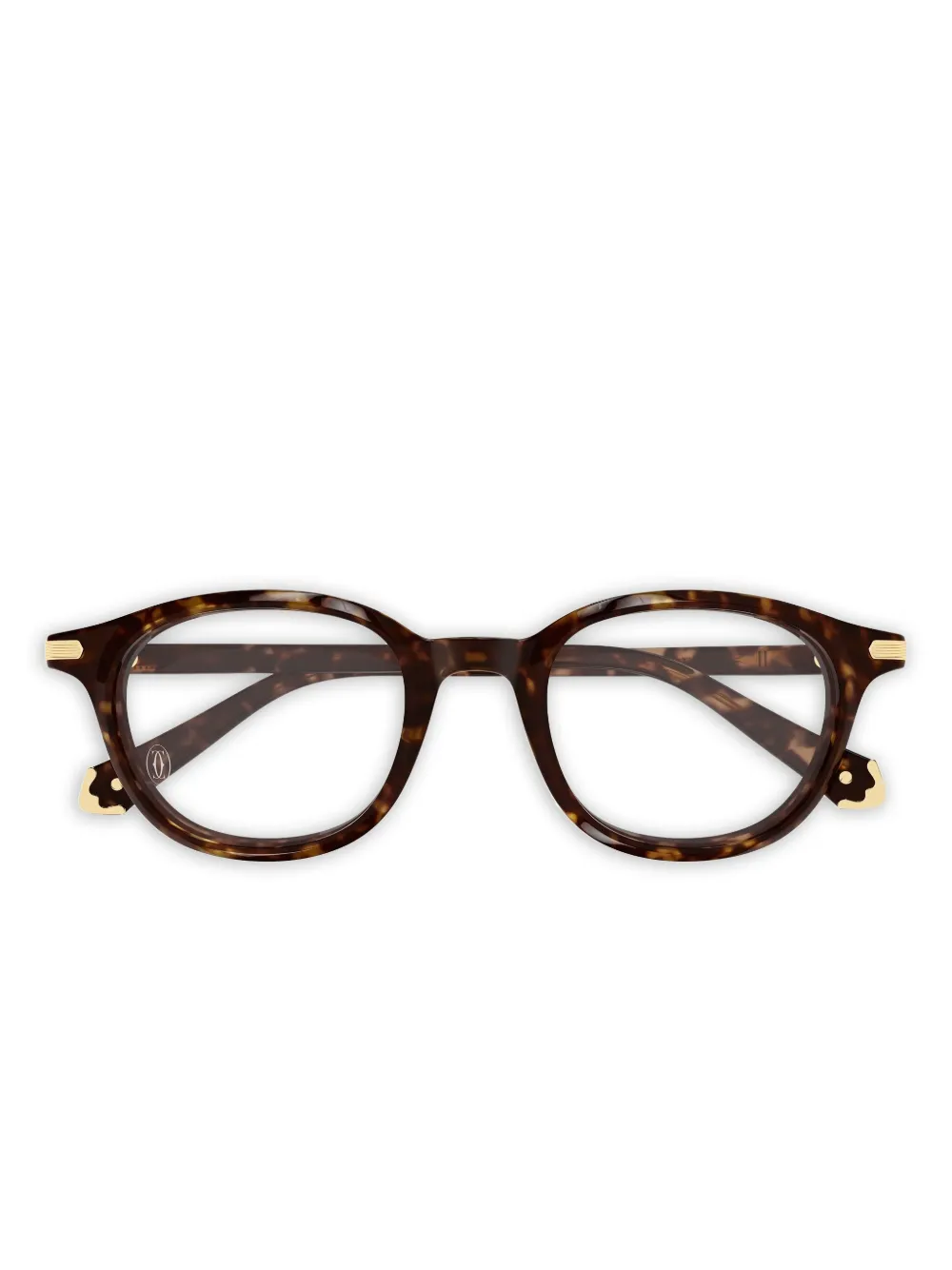 Cartier Eyewear round-frame glasses | Brown | Image 1