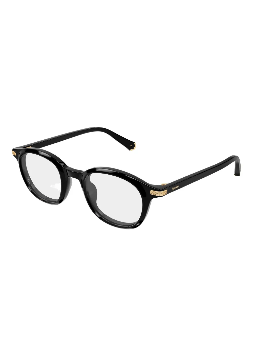Cartier Brille Mit Rundem Gestell In Multi