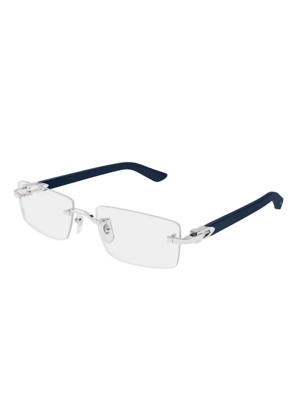 Cartier Eyewear rectangle rimless glasses | Image 2