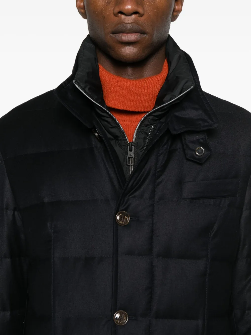 Montecore Quilted Padded Jacket In Black