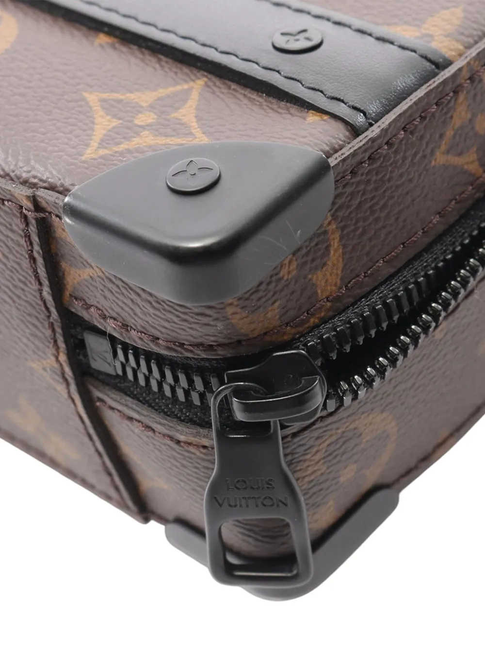 Louis Vuitton Pre-Owned 2021-2025 Monogram Macassar Handle Soft Trunk satchel | Pre-Owned | Image 2