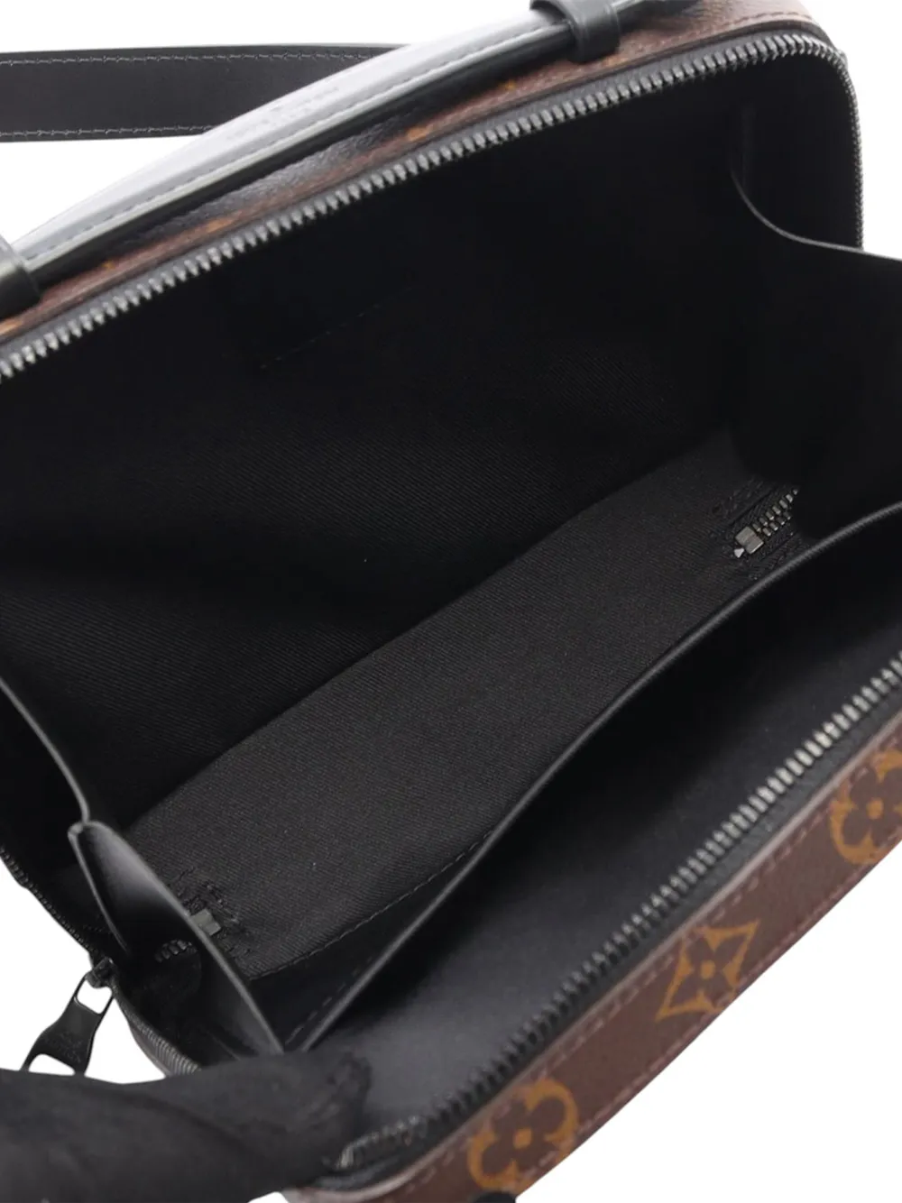 Pre-owned Louis Vuitton 2021-2025 Monogram Macassar Handle Soft Trunk Satchel In Brown