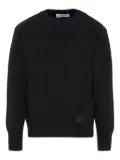 DONDUP KIDS appliqué crewneck sweater - Black
