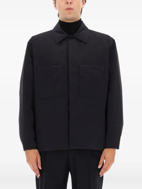 Laminar patch-pockets shirt jacket