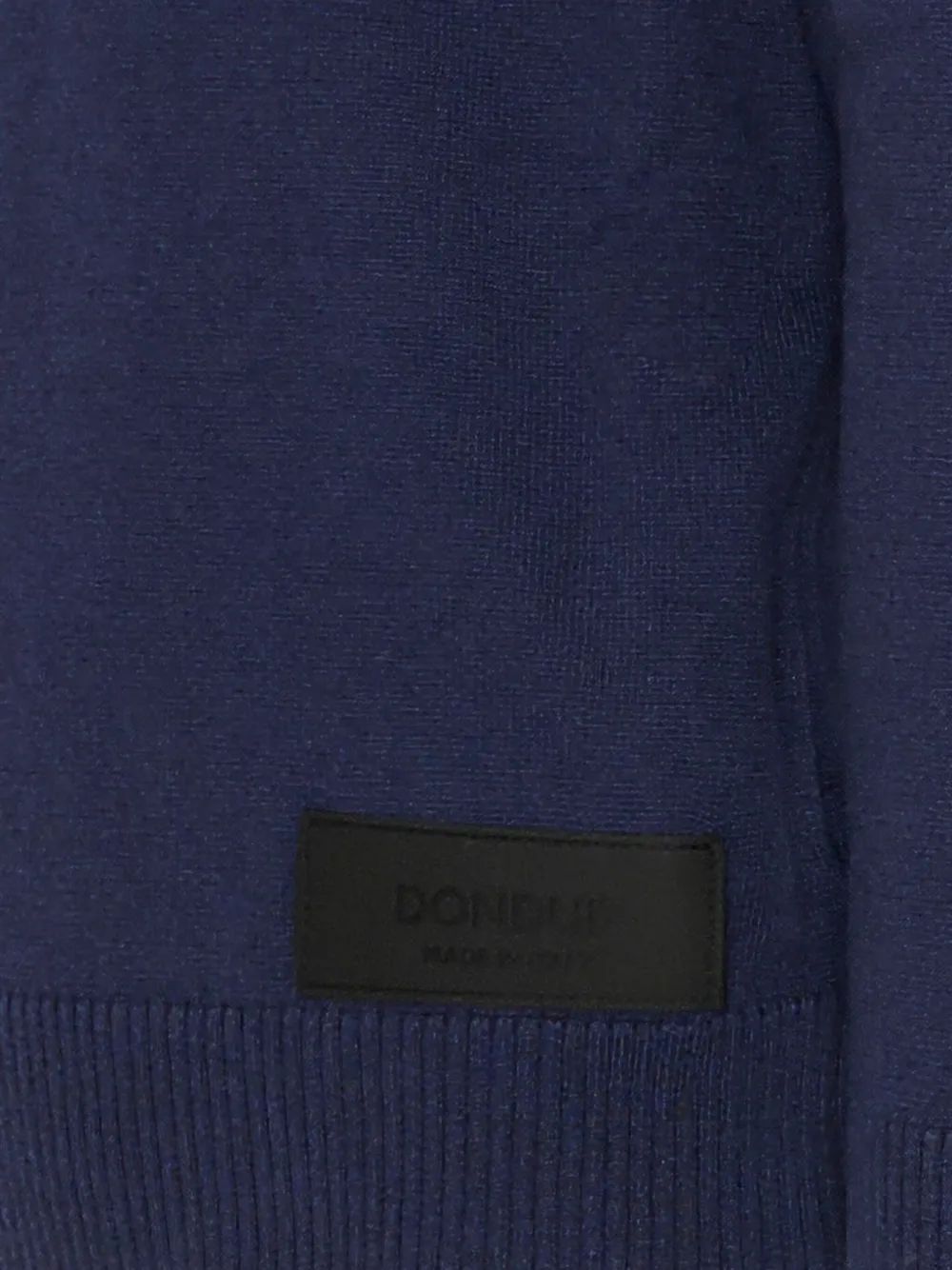 Dondup Logo-patch Crewneck Sweater In Blue