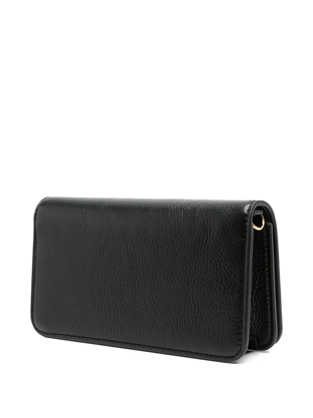 Love Moschino Schoudertas met logoplakkaat - Zwart