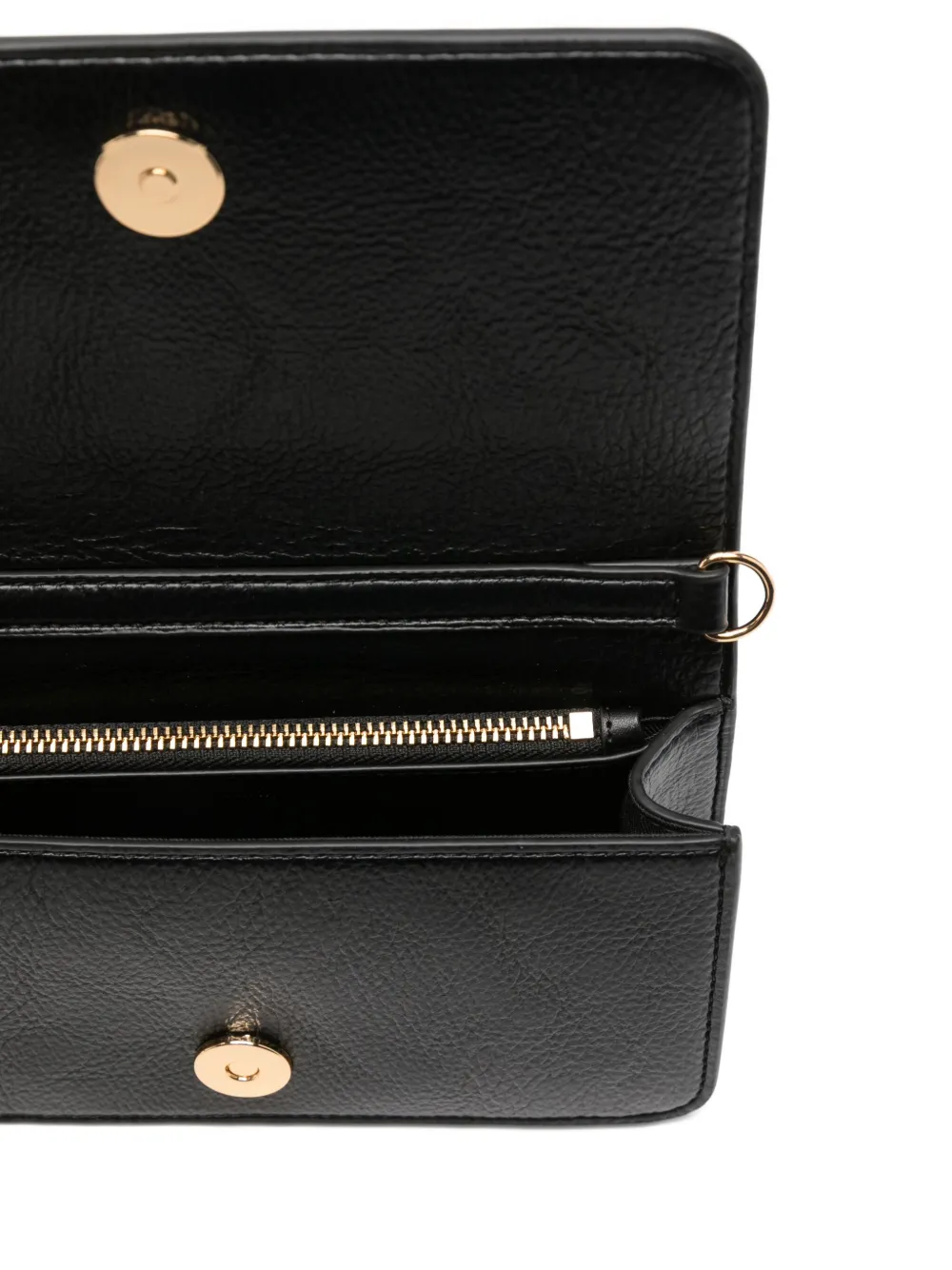 Love Moschino Schoudertas met logoplakkaat Zwart