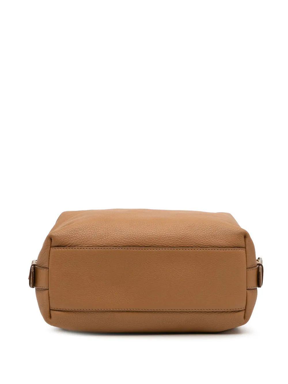 Pre-owned Givenchy 2017 Small Leather Nightingale Satchel In Brown
