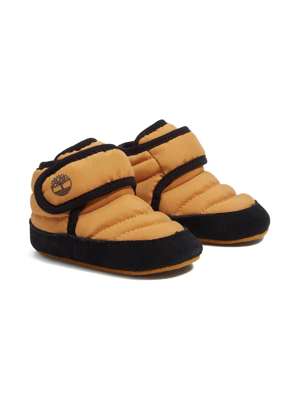 Timberland Kids quilted strap boots Beige