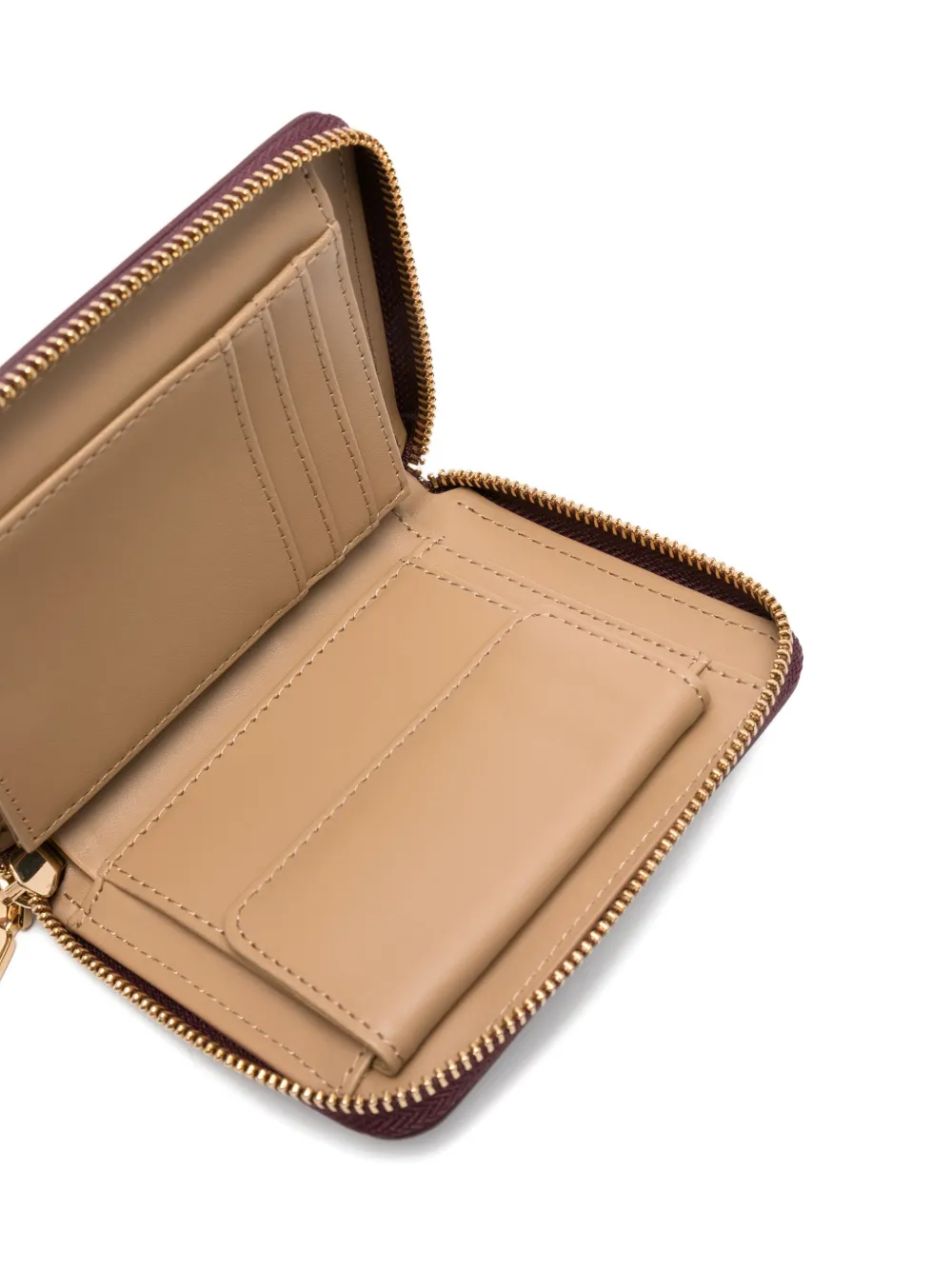 Love Moschino Gewatteerde portemonnee Rood