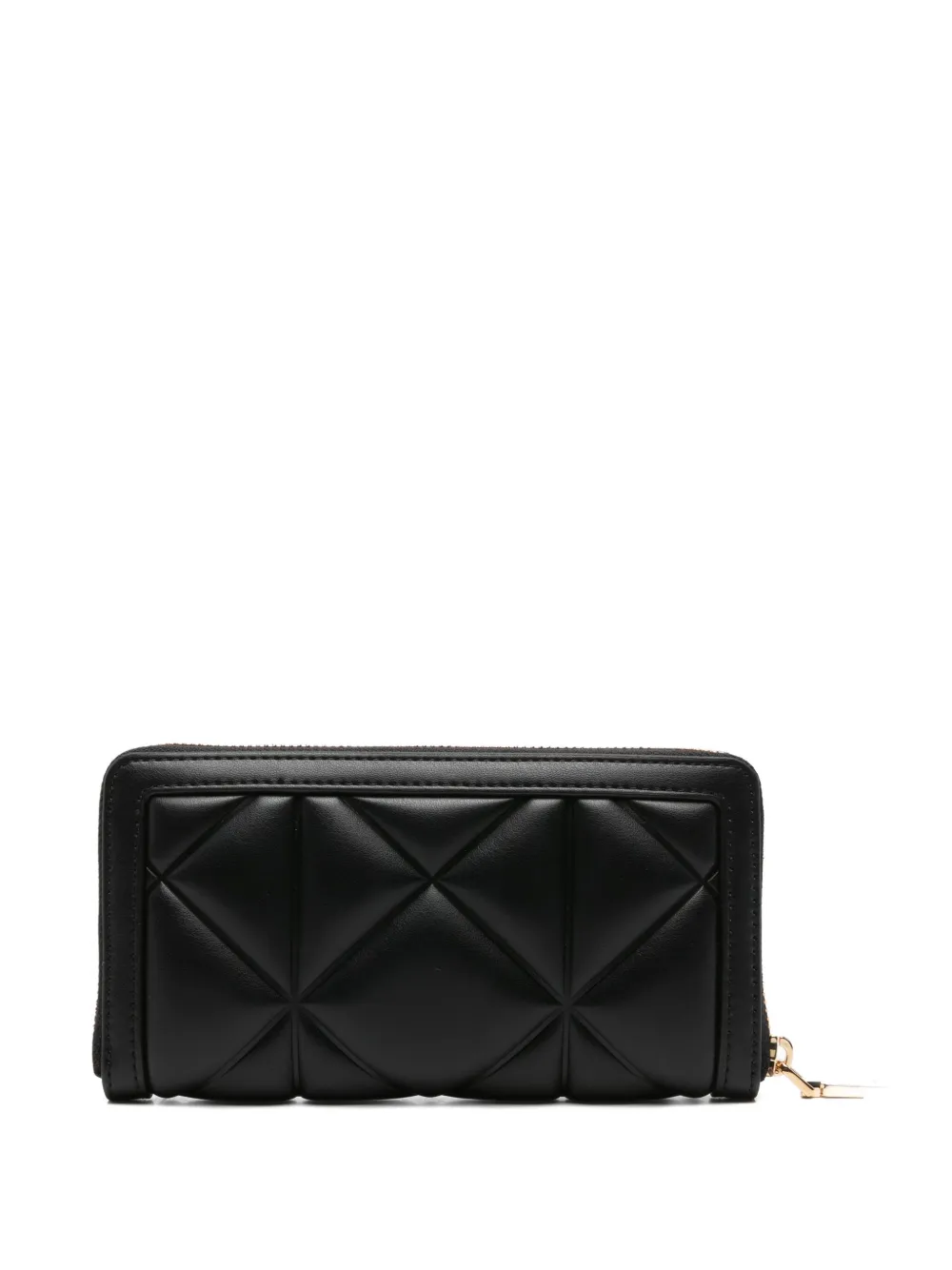 Love Moschino Portemonnee met logoplakkaat - Zwart