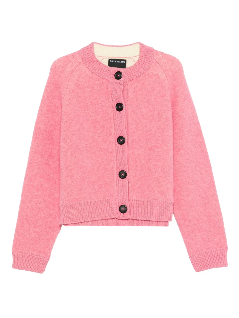 B.b. Walace ボタン カーディガン In Pink