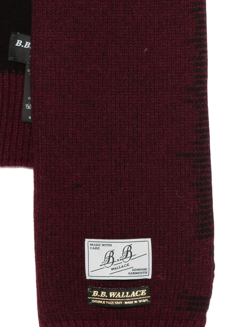 B.b. Walace Cashmere-blend Scarf In Brown