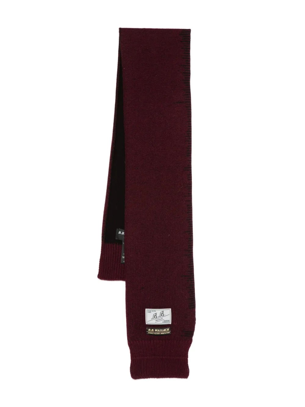 B.b. Walace Cashmere-blend Scarf In Brown
